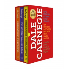 Box Dale Carnegie - Autoconfiança, Oratória e Produtividade - 3 Livros de Desenvolvimento Pessoal