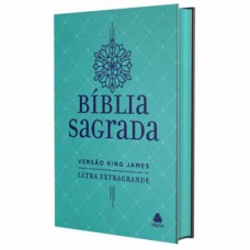 Bíblia Sagrada King James - Letra Extra Grande - Turquesa