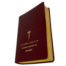 Bíblia Grande Harpa Cristã Econômica Letra Gigante Vinho (Salvação)