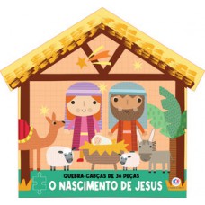 O nascimento de Jesus - Livro com Quebra Cabeça O nascimento de Jesus - Livro com Quebra Cabeça
