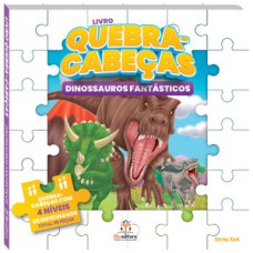 Livro quebra-cabeça: dinossauros