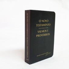 Kit Com 10 Unidades Do Novo Testamento De Bolso Acf Salmos E Provérbios - Preto