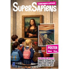 O Grito (Versão lisa, sem dobras, enviada em tubo protetor) - SuperSapiens Posterzine O Grito (Versão lisa, sem dobras, enviada em tubo protetor) - SuperSapiens Posterzine