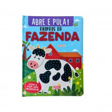 Abre e Pula! - Animais da Fazenda - Com 5 Pop-ups Incriveís!