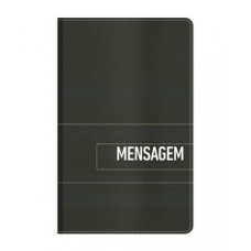 Bíblia a mensagem - capa luxo preta e cinza