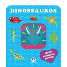 Dinossauros - Livro sensorial de pano para bebês