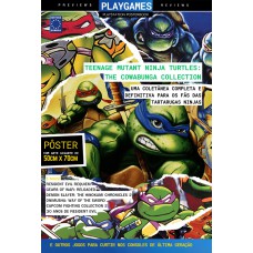 Tartarugas Ninjas: Cowabunga Collection (Versão lisa, sem dobras, enviada em tubo protetor) - Superpôster PlayGames