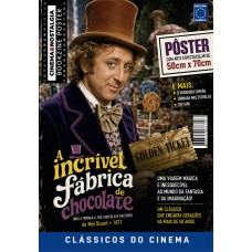 Willy Wonka & The Chocolate Factory (Versão lisa, sem dobras, enviada em tubo protetor) - Superpôster Cinema e Nostalgia