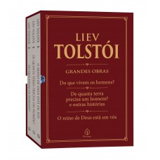 Box Liev Tolstói - Grandes Obras - 3 Livros de Literatura Russa