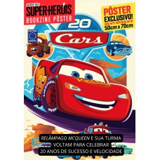 Disney+: Carros 20 Anos (Versão lisa, sem dobras, enviada em tubo protetor) - Superpôster Cinema e Séries