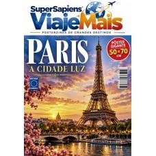 Torre Eiffel - Paris (Versão lisa, sem dobras, enviada em tubo protetor) - Posterzine ViajeMais Torre Eiffel - Paris (Versão lisa, sem dobras, enviada em tubo protetor) - Posterzine ViajeMais