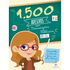 1500 adesivos com mensagens bíblicas