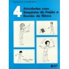 Atividades com saquinho de feijão e bastão de ritmo