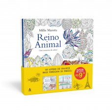 Coleção Livros de Colorir: Reino Animal + Segredos de Paris Coleção Livros de Colorir: Reino Animal + Segredos de Paris